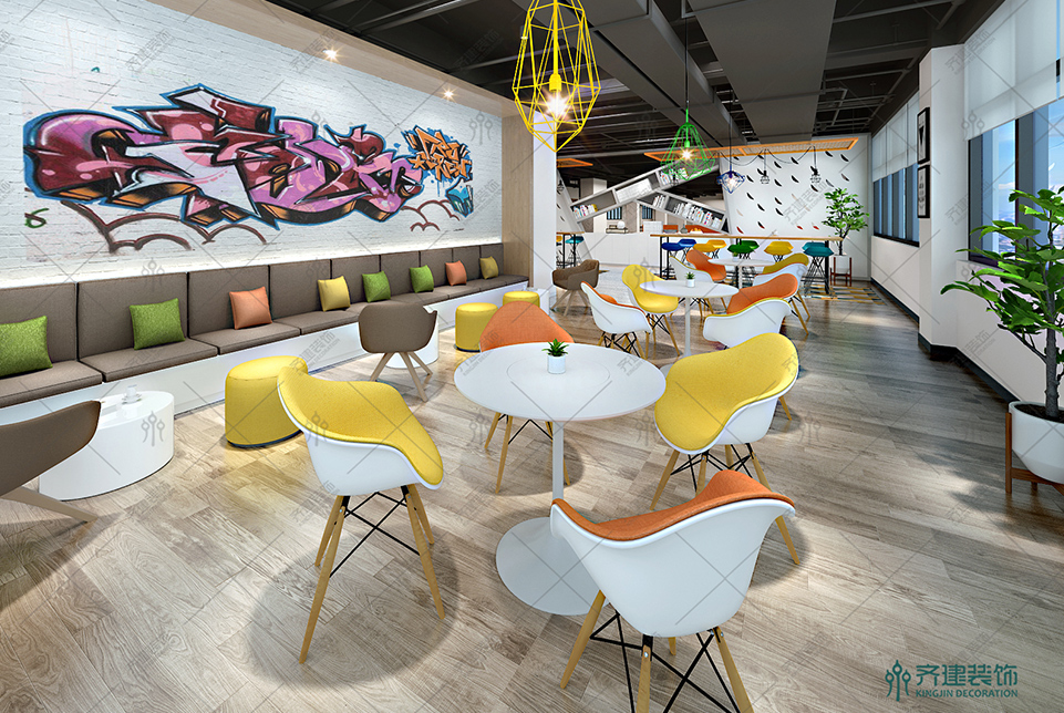 上?？靷}智能科技辦公活動室裝修設(shè)計效果圖