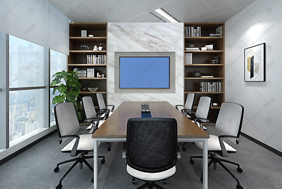 上海品責資產(chǎn)辦公會議室裝修設計效果圖