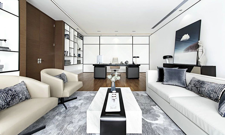 上?？萍硷L(fēng)總經(jīng)理辦公室裝修設(shè)計(jì)