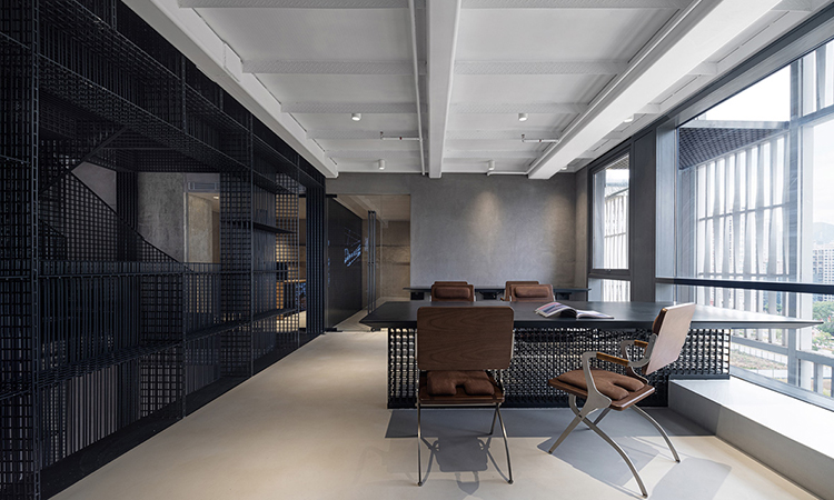 工業(yè)風辦公室裝修效果