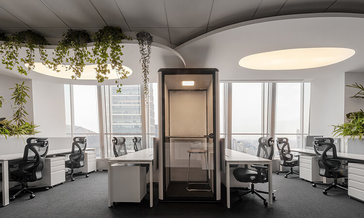 優(yōu)雅的室內(nèi)辦公室環(huán)境