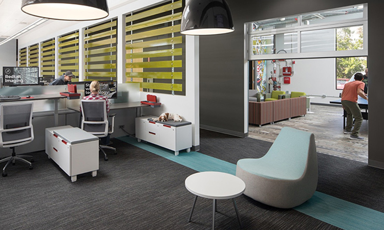 電商公司員工辦公區(qū)