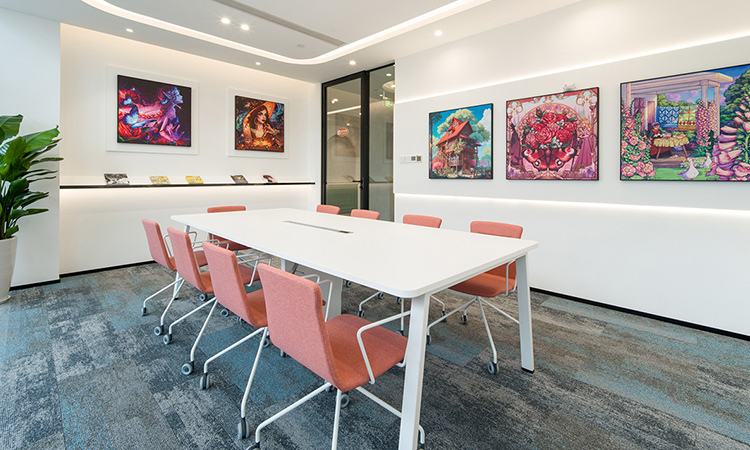 游戲開(kāi)發(fā)公司辦公室展廳設(shè)計(jì)