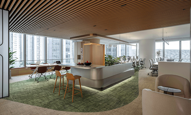 上海3A甲級(jí)寫字樓辦公室完工照