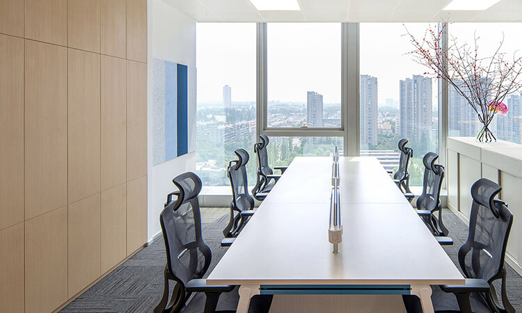 上海高曾寫字樓辦公室裝修竣工現(xiàn)場