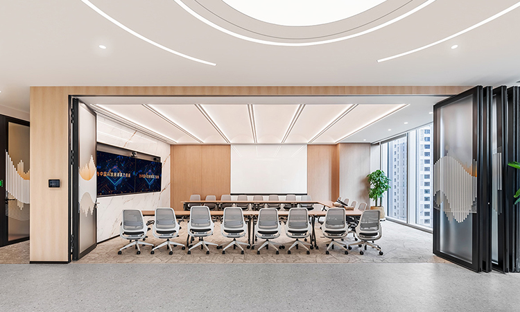 上海辦公室裝修竣工現(xiàn)場